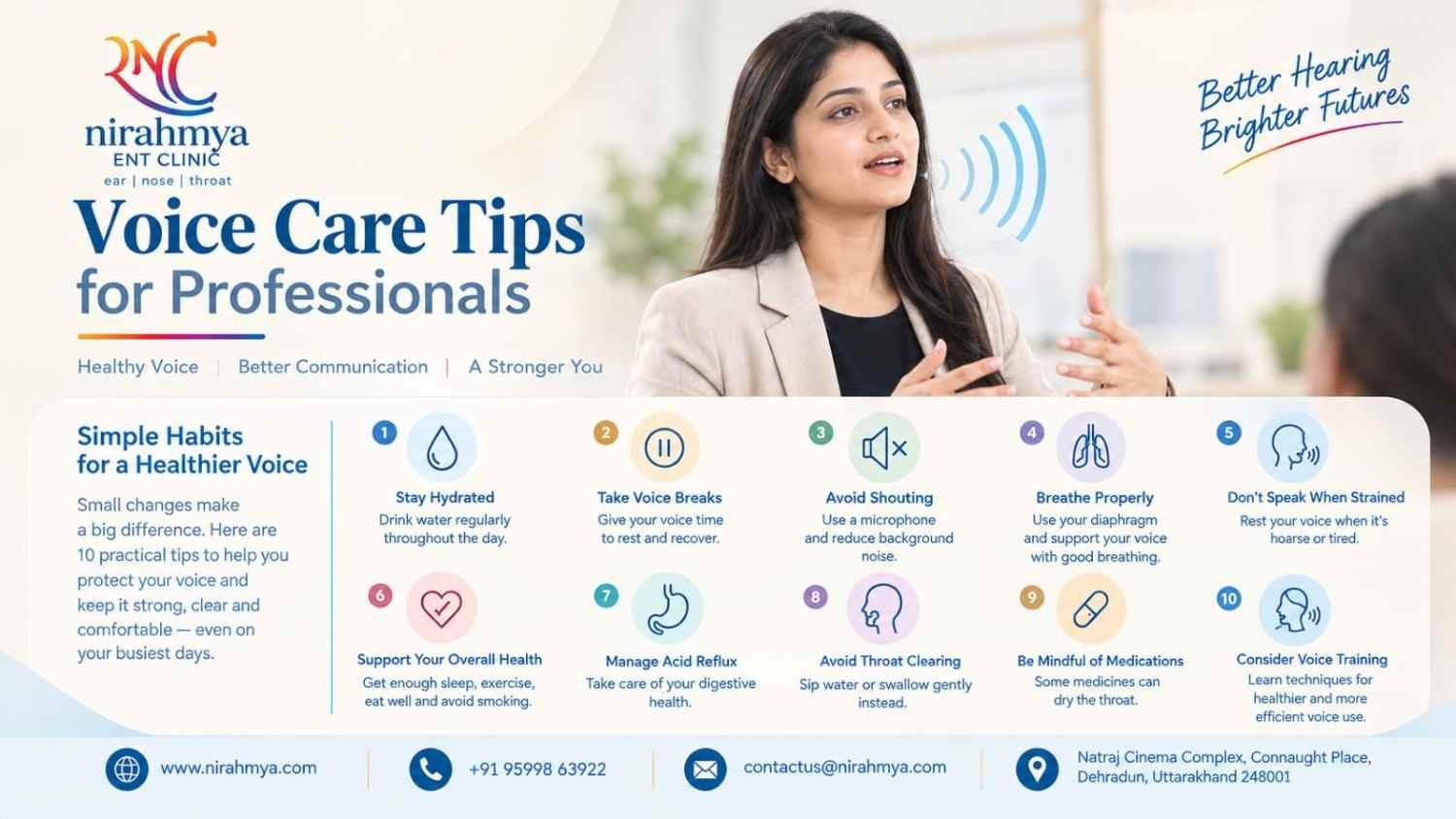 Voice Care Tips for Professionals